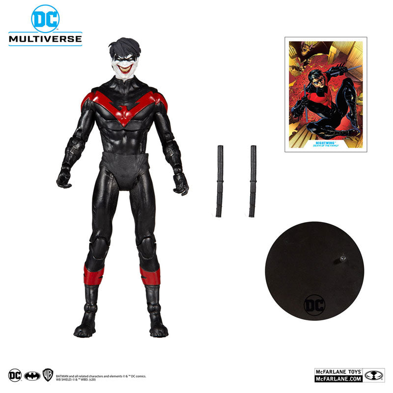 DC Multiverse Action Figure #050 Nightwing, Joker [Comic/Death of the Family]