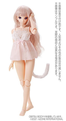 1/3 Scale AZO2 Scalloped Lace Camisole White x Pink (DOLL ACCESSORY)