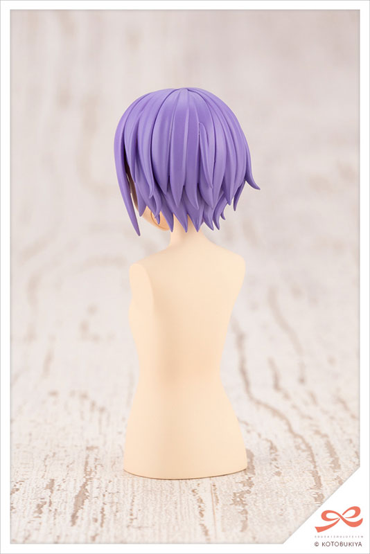 Sousai Shoujo Teien After School Short Wig A [Orange & Purple] 1/10 Plastic Model