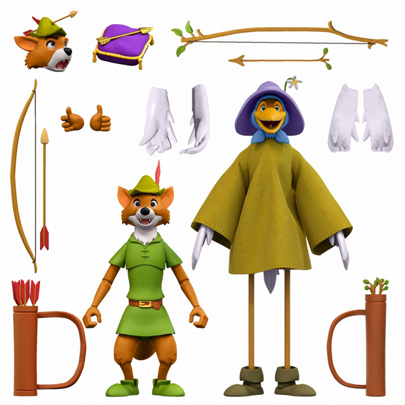 Disney wave 2/ Robin Hood: Robin Hood Stalk Costume Ultimate 7 Inch Action Figure