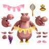 Disney wave 2/ FANTASIA: Hyacinth Hippo Ultimate 7 Inch Action Figure