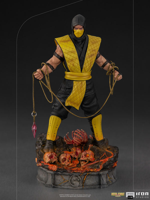 "Mortal Kombat" Iron Studios Statue "Art Scale" 1/10 Scale Scorpion