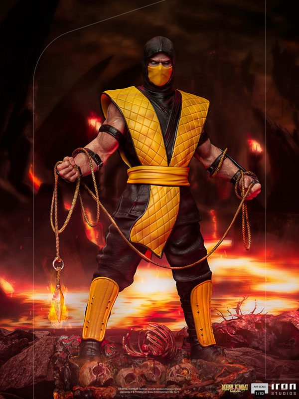 "Mortal Kombat" Iron Studios Statue "Art Scale" 1/10 Scale Scorpion