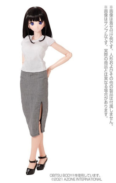 1/3 Scale's AZO2 Simple T-shirt II White (DOLL ACCESSORY)