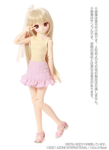 1/3 Scale's 45 Petite Date Outfit Set Light Yellow x Pink (DOLL ACCESSORY)