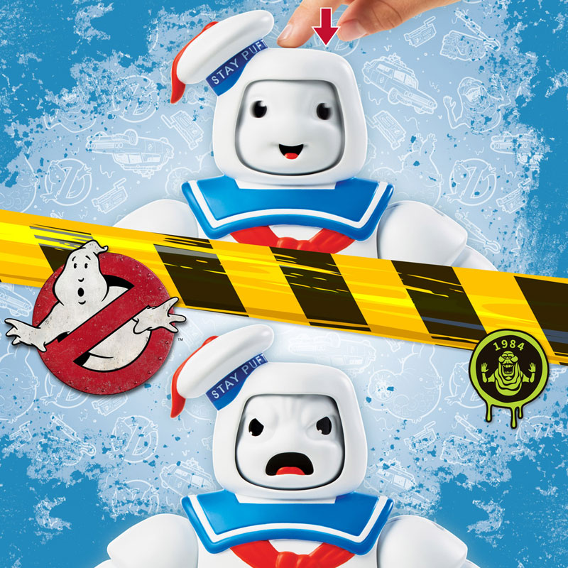 "Ghostbusters", "Playschool Heroes" Action Figure Marshmallow Man