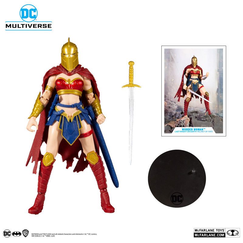 DC Multiverse Action Figure Wonder Woman (w/Helmet of Fate) [Last Knight on Earth #1]