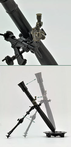 LittleArmory [LD035]81mm Mortar M252 Type 1/12 Plastic Model