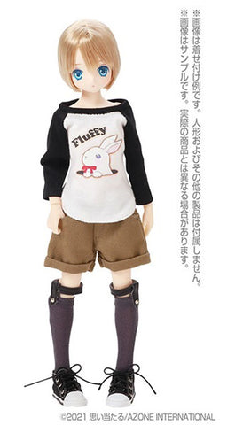 1/6 Pure Neemo Wear PNS Roll up Short Pants II Caramel (DOLL ACCESSORY)