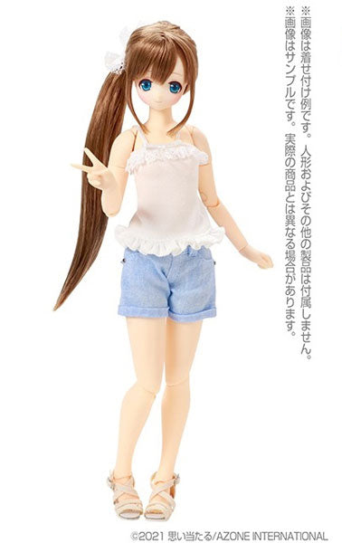 1/6 Pure Neemo Wear PNS Roll up Short Pants II Soda (DOLL ACCESSORY)