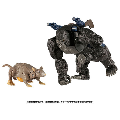 Transformers War for Cybertron WFC-19 Optimus Primal with Rattrap