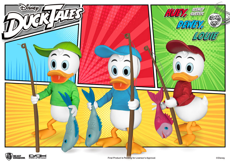 Dynamic Action Heroes #069 "Duck Tales" Huey & Dewey & Louie