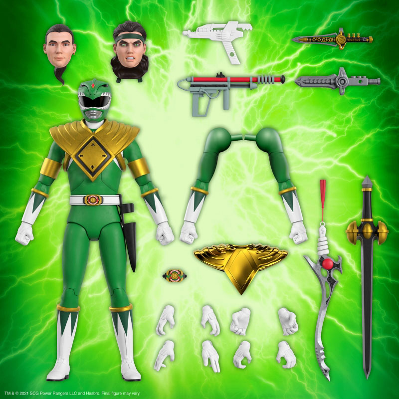 Mighty Morphin Power Ranger / Green Ranger Ultimate 7 Inch Action Figure