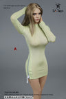 1/6 Female Outfit Side Zipper Tight Skirt A (DOLL ACCESSORY)