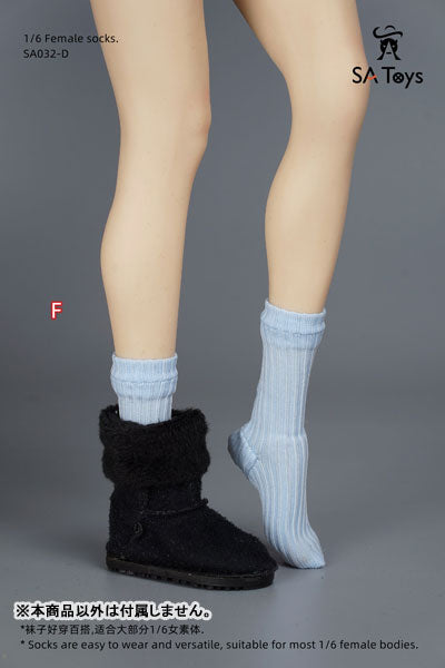 1/6 Female Outfit Classic Socks 4 Types Set (DOLL ACCESSORY)