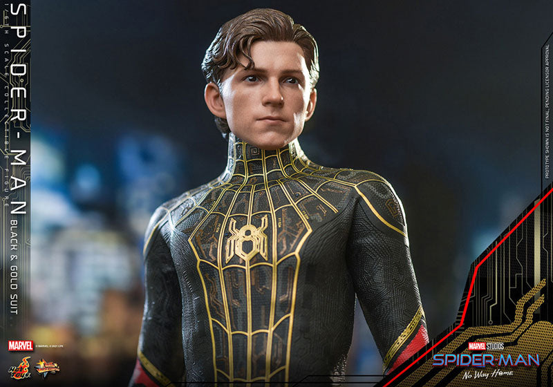 Spider Man - Movie Masterpiece - Spider Man - 1/6 - Black & Gold Suit Ver. (Hot Toys)