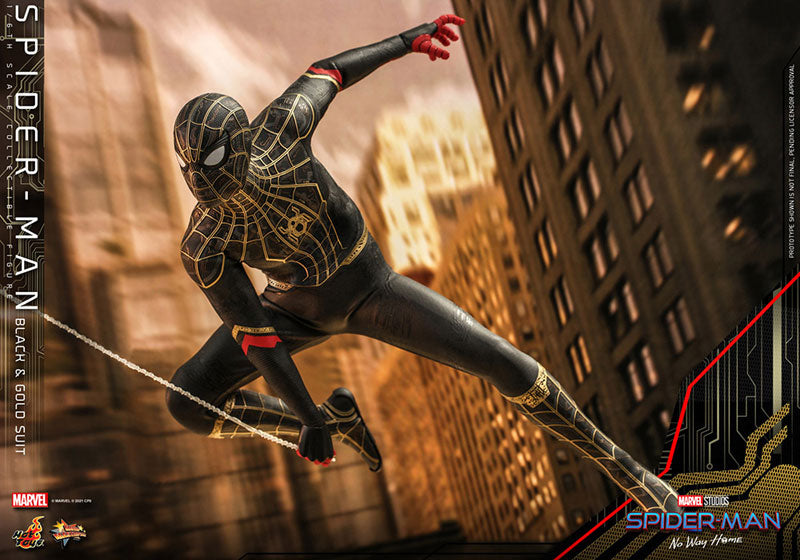 Spider Man - Movie Masterpiece - Spider Man - 1/6 - Black & Gold Suit Ver. (Hot Toys)
