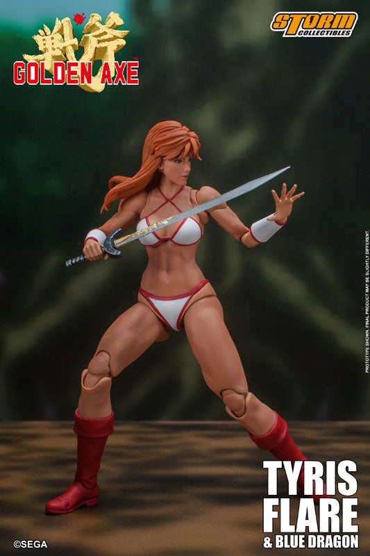 Golden Axe Action Figure Tyris Flare & Blue Dragon Set - Solaris Japan