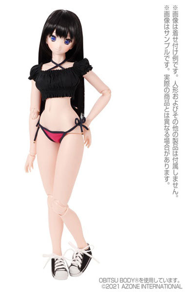 1/3 Scale AZO2 Shirring Top Black (DOLL ACCESSORY)