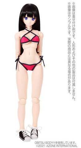 1/3 Scale AZO2 Triangle String Bikini set Navy x Pink (DOLL ACCESSORY)