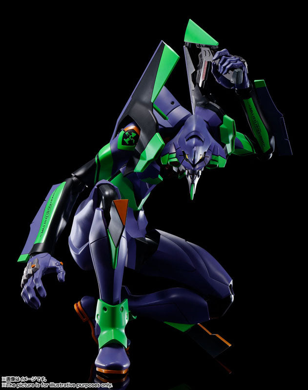 DYNACTION Regular Humanoid Battle Weapon Synthetic Human EVA-01 + Spear of Cassius (Renewal Color Edition)