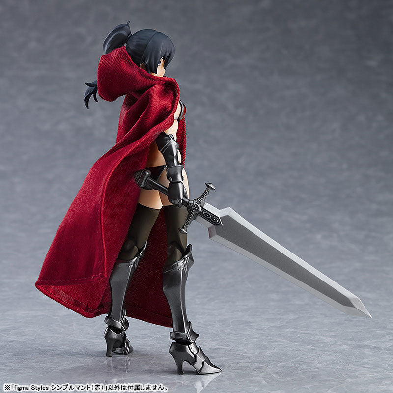 Figma Styles - Simple Cape - Red (Max Factory)