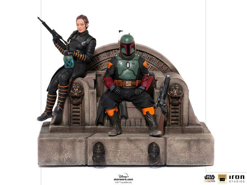 Mandalorian "Deluxe Art Scale" 1/10 Boba Fett & Fennec Shand (Throne)