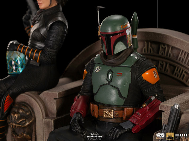 Mandalorian "Deluxe Art Scale" 1/10 Boba Fett & Fennec Shand (Throne)