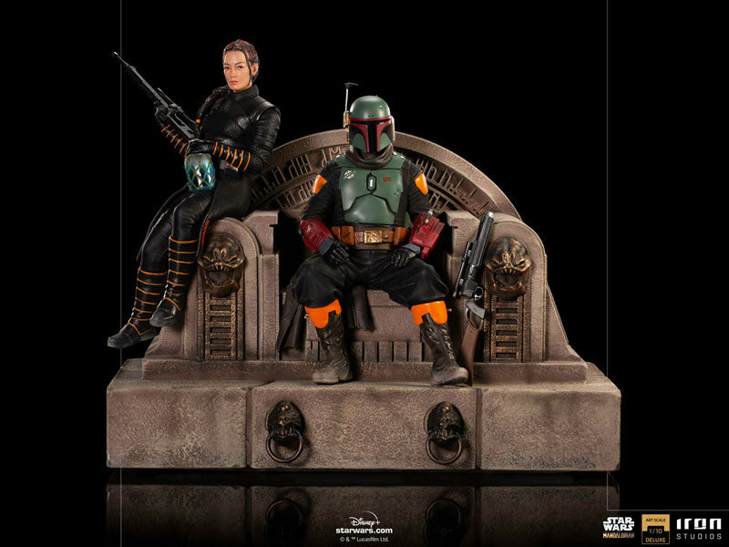 Mandalorian "Deluxe Art Scale" 1/10 Boba Fett & Fennec Shand (Throne)