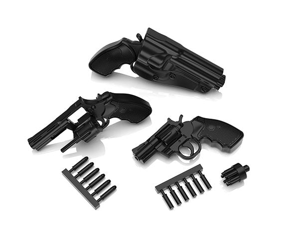 LittleArmory [LA074] Revolver Set A 1/12 Plastic Model