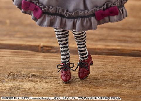 Harmonia bloom Shoes Series (Short Boots/Wine Red) (DOLL ACCESSORY)