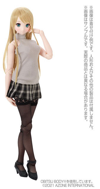 1/3 Scale's AZO2 Kina Kazuharu School Uniform Collection "Mini Skirt" Black Plaid (DOLL ACCESSORY)