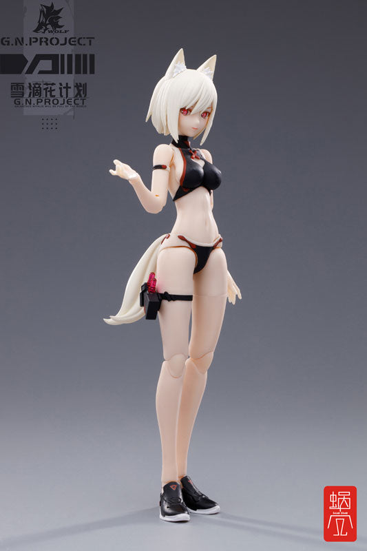 "G.N.PROJECT" Uncoded Jinrou Alternative Swimsuit Base Body, Equipment Set Complete Model Action Figure