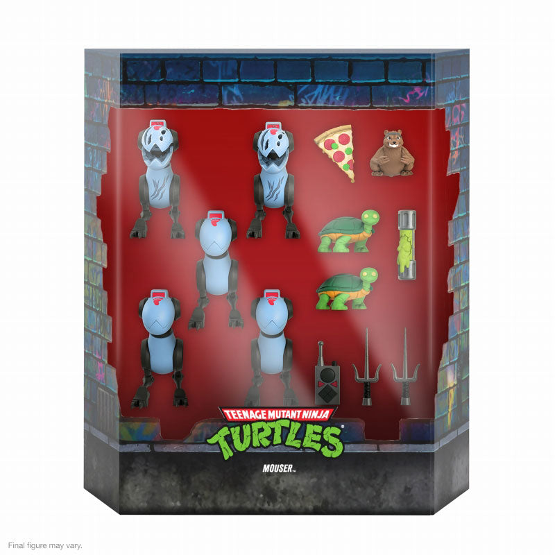 Teenage Mutant Ninja Turtles Mouser Ultimate 3 Inch Action Figure 5PK