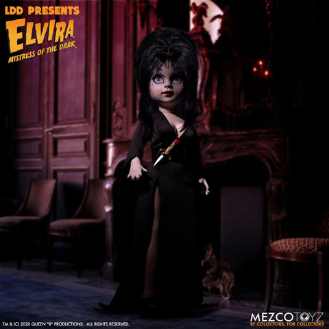 Living Dead Dolls - Elvira Mistress of the Dark - Elvira (Mezco)