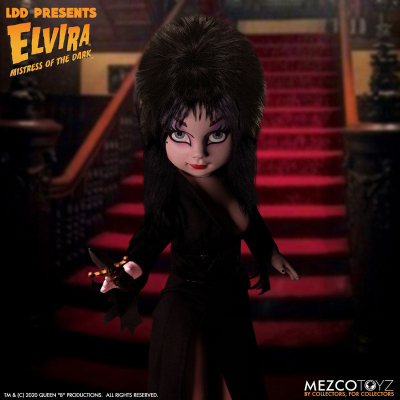 Living Dead Dolls - Elvira Mistress of the Dark - Elvira (Mezco)