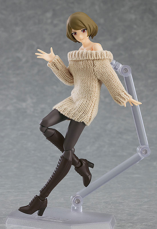Original Character - Figma #574 - figma Styles - Chiaki - Off-the-Shoulder Sweater Dress (Max Factory)
