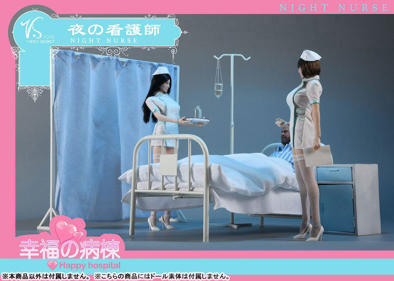 1/6 Happy Hospital Night Nurse Head & Costume Set No.1