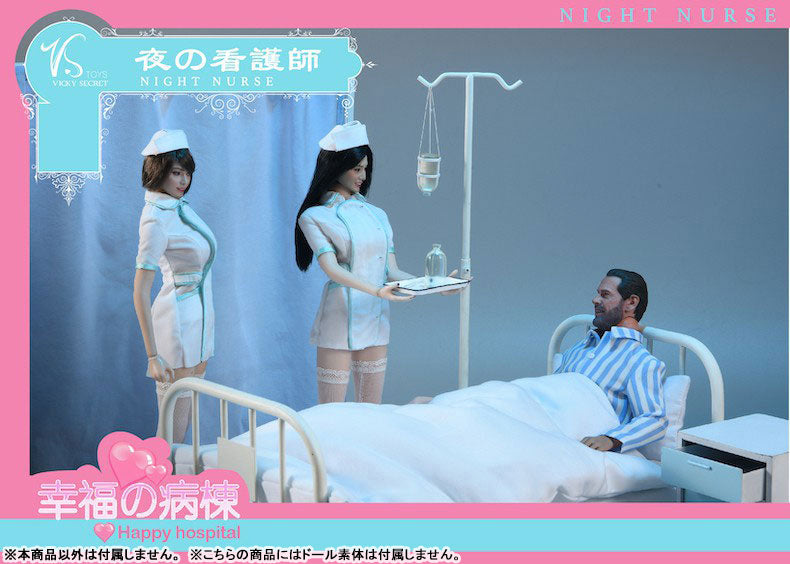 1/6 Happy Hospital Night Nurse Head & Costume Set No.1