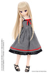 1/3 Scale 45 Sunbathing One-piece Dress Black Checker (DOLL ACCESSORY)