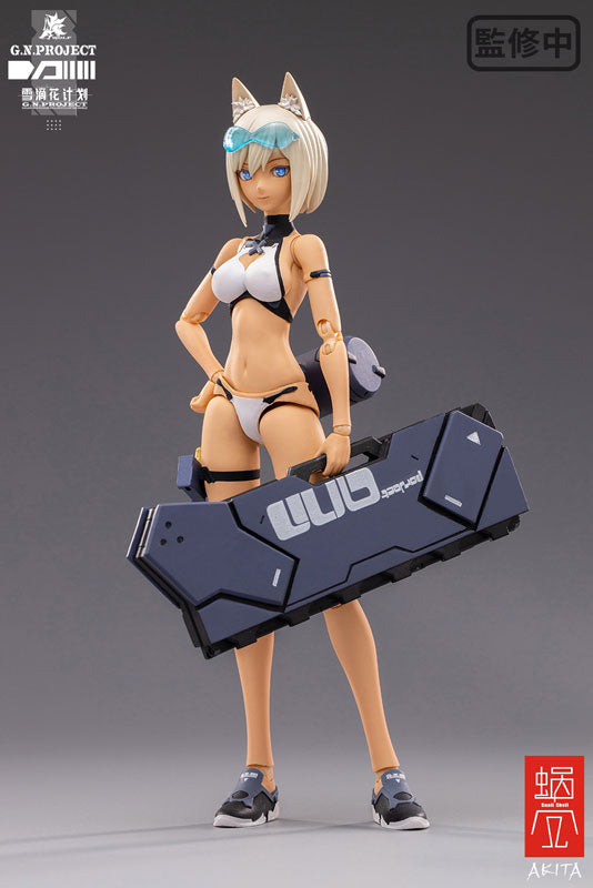 G.N.PROJECT - WOLF-001 - 1/12 - Swimsuit and Weapon Ver. (Snail Shell Studio)