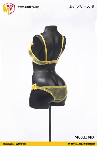 1/6 Sexy Lingerie Series Summer Collection M Size Lemon Yellow (DOLL ACCESSORY)