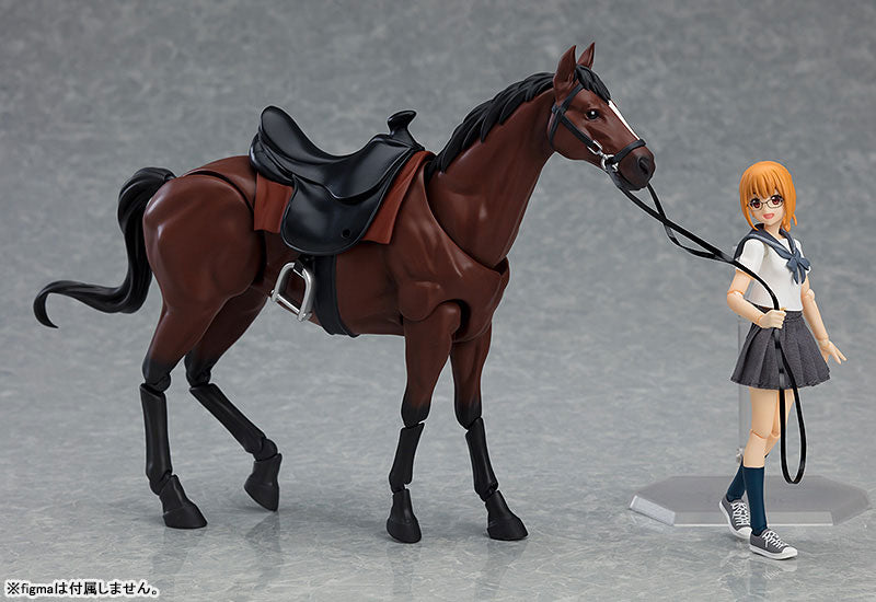 Figma #490 - Horse - Chestnut ver. 2 (Max Factory)