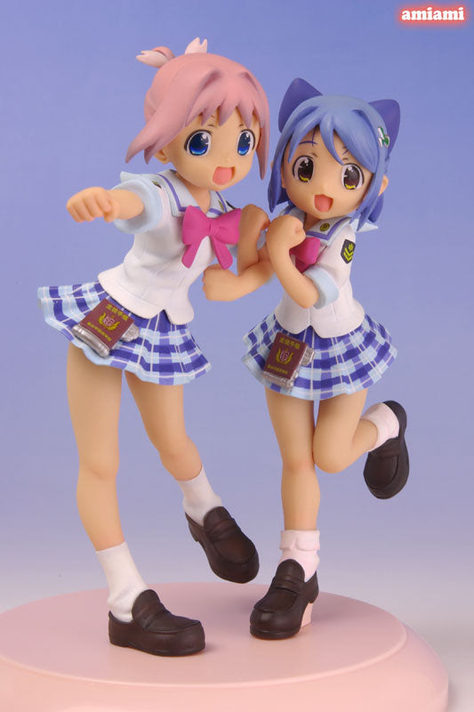 Manabi Straight! - Manami Amamiya & Mika Inamori White School Swimsuit Ver.