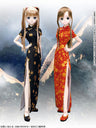 SAR 60cm Wear Collection - 60 Long Chinese Dress/ Red (DOLL ACCESSORY)