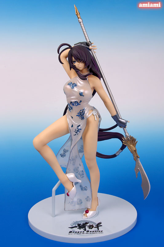 Ikkitousen Dragon Destiny - Unchou Kanu Chinese Dress Ver. Limited Distribution Edition (White) 1/7　