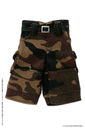 Doll Clothes - Picconeemo Costume - 1/12 Half Cargo Pants - 1/12 - Camo Pattern Brown (Azone)