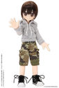 Doll Clothes - Picconeemo Costume - 1/12 Half Cargo Pants - 1/12 - Camo Pattern khaki (Azone)