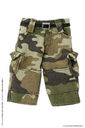 Doll Clothes - Picconeemo Costume - 1/12 Half Cargo Pants - 1/12 - Camo Pattern khaki (Azone)