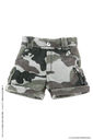 Doll Clothes - Picconeemo Costume - 1/12 Short Cargo Pants - 1/12 - Camo Pattern Grey (Azone)